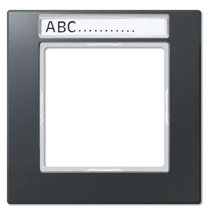 AC581BFNAANM Rama decor 1 loc cu spatiu/inscriere, antracit mat