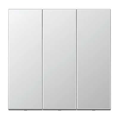 AL993 Клавиша 3-я для 3-х клавишных выключателей, алюминий