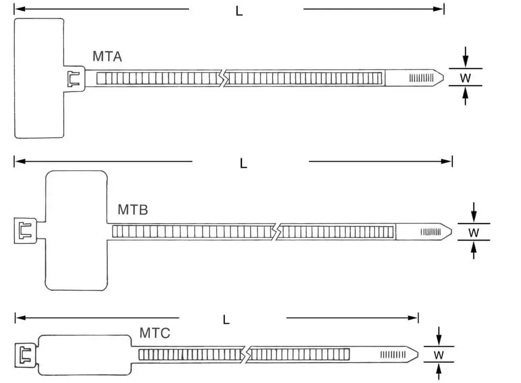 Benzi de stringere 250*3.8mm rosii