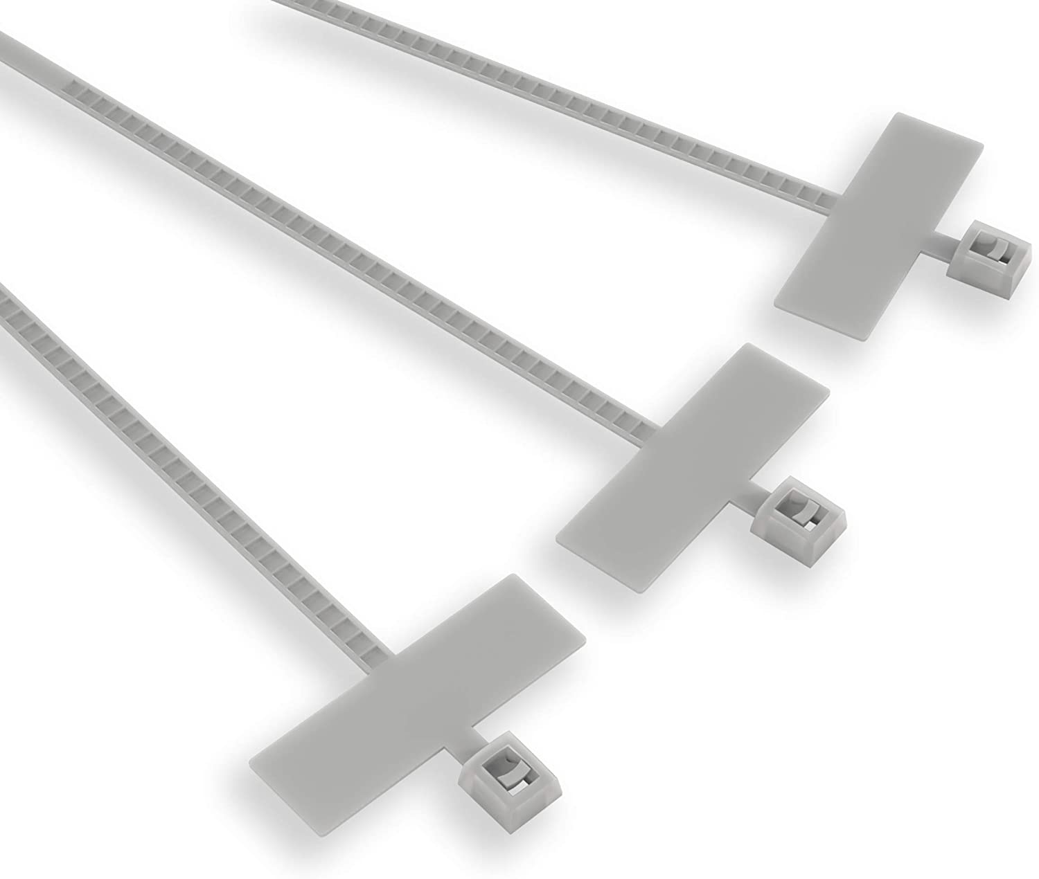 Benzi de stringere cu tablita 200*2.5mm albe