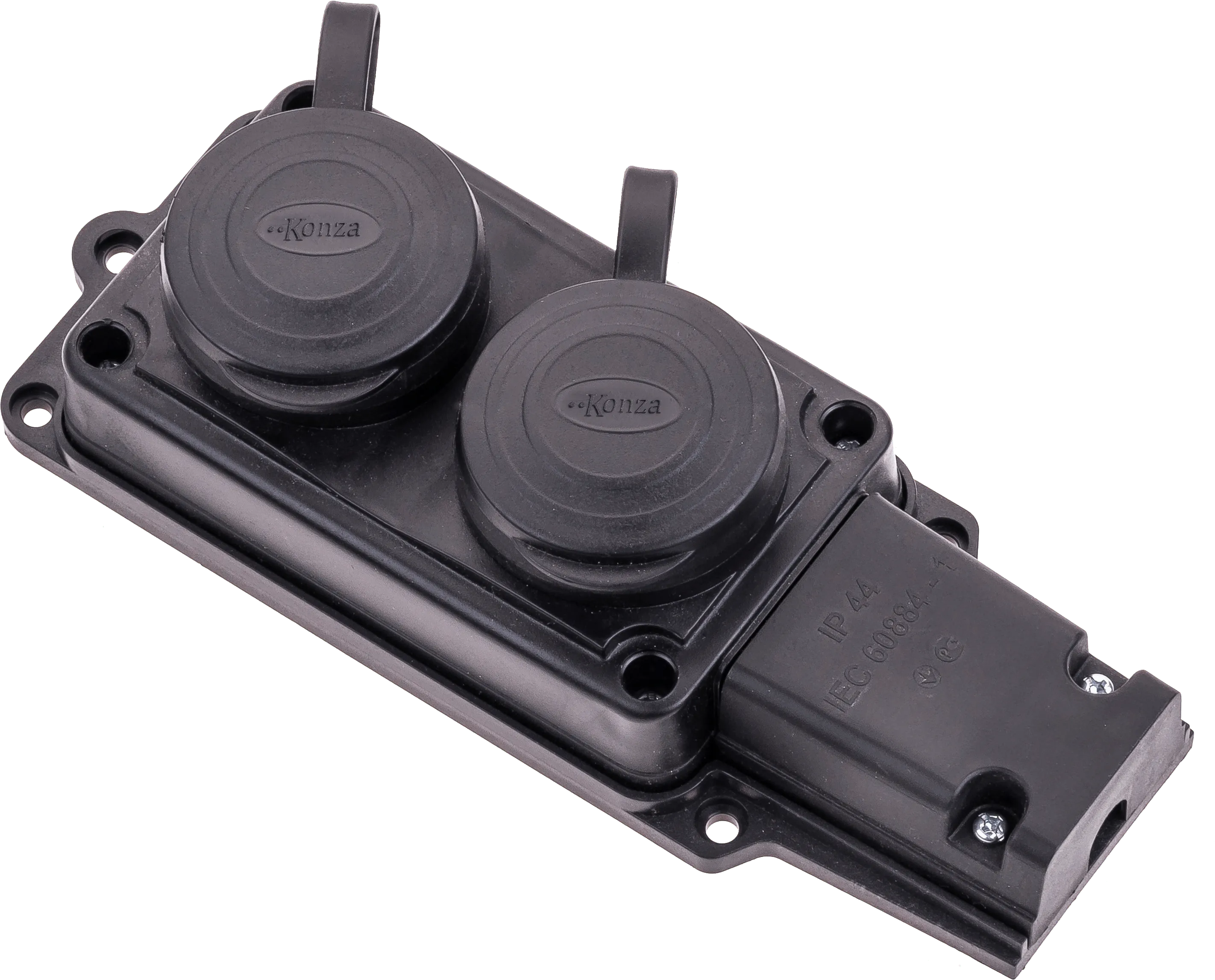 Блок 2 розетки 2P+N 16А