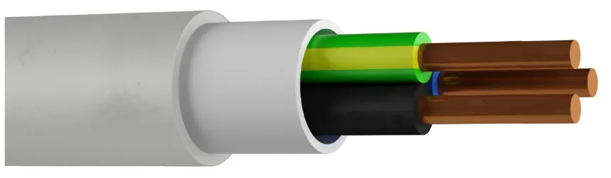 NYM 3x1.5 mm2 300/500 V,Cablu sur/100m (P)