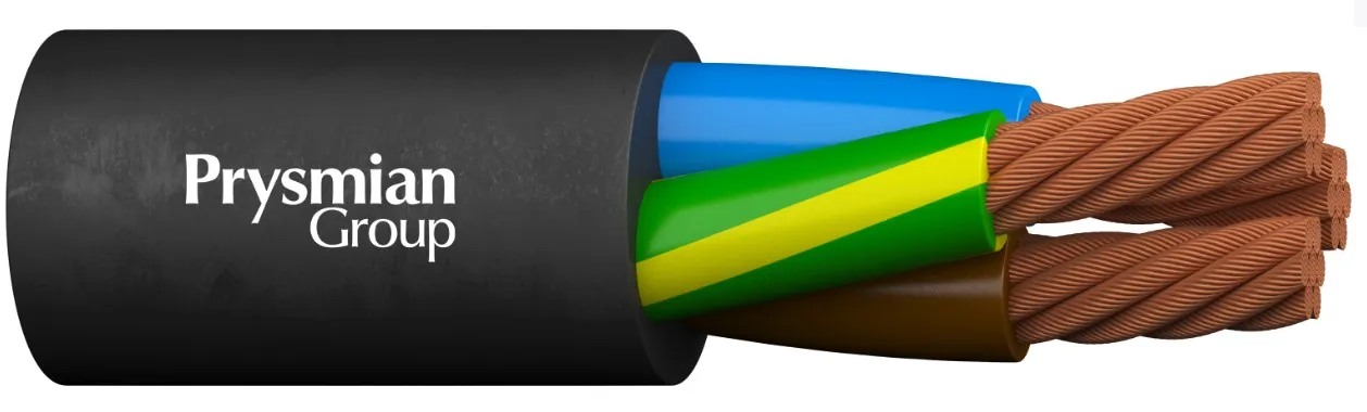 Кабель H05RR-F 4x1.5 mm² BK