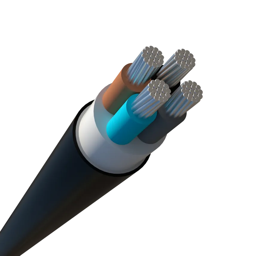 Cablu NAYY-R 3G95+50 mm2 negru (B)