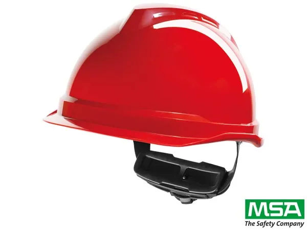 Casca de protectie MSA-KAS-VG520-C, Rosie, p/u electricieni