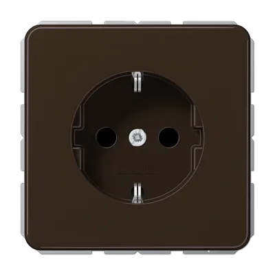 CD1520BFKIBR Priza Schuko 16 А cu protectie, cafeniu