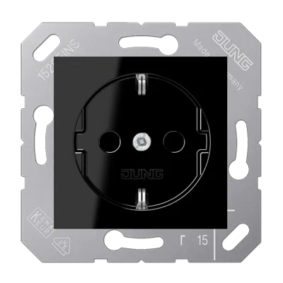 CD5120BFSW Priza Schuko 16 А, negru