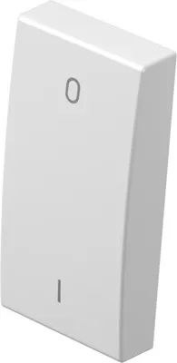 Clapa buton/intr ivory bipolar cu simbol ,,0-1,, (TM15IW-U)