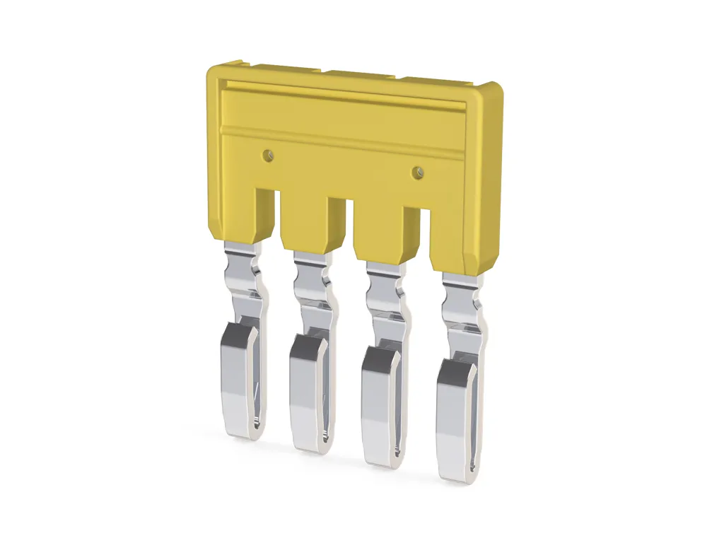 Перемычка 2,5 мм², 5 полюсов, желтый