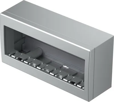 Коробка накладная 6М AC61ES-U, серебро