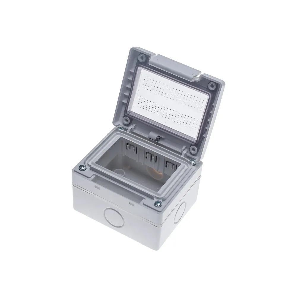 Коробка для модульного оборудования AQ30PW-U, накладной монтаж, 3 модуля, IP55