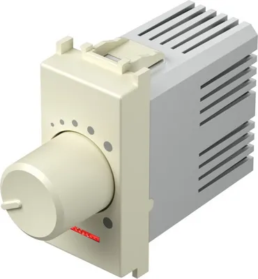 Dimer rotativ cap-scara bec incandescent  40-300W 1M ivory (EM12IW-U)