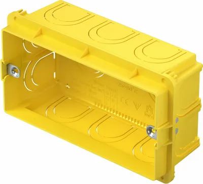 Doza aparat modular 4 mod galben DM40-P (150buc/cut)