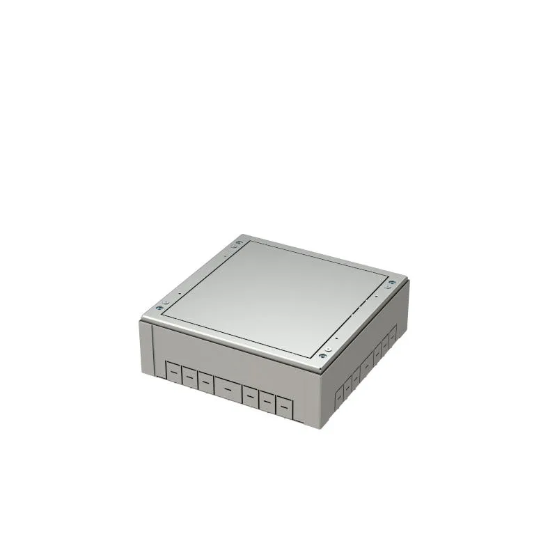 Напольная коробка с крышкой на 2 модуля по 7 единиц (2x7M) RB52-U