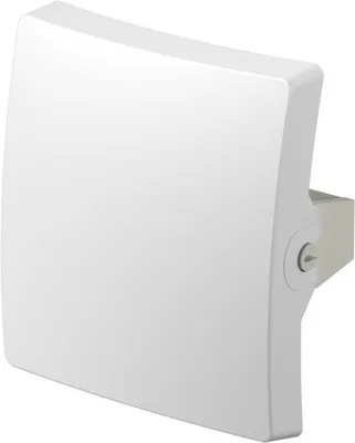 Фасад для одноклавишных выключателей, белый