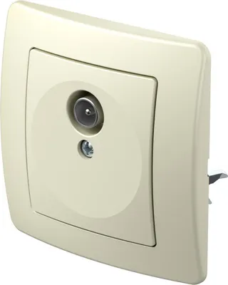 EKON Priza TV ivory (KE10IW-B)