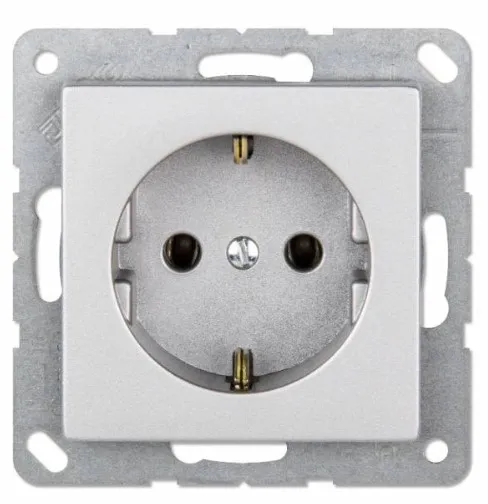 EP1420AL Priza Schuko 16 А, aluminiu