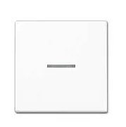 EP490KOWW Clapa intrerupator/buton simplu cu indicator, alb