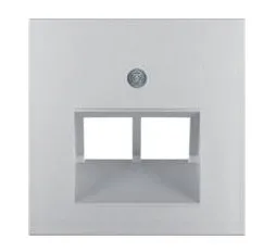 EP569-2BFPLUAAL Capac priza internet dubla, aluminiu