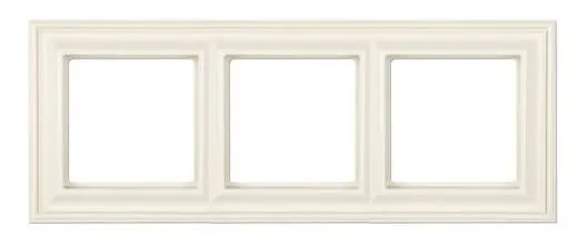 EPD483 Rama decor 3 locuri, bej