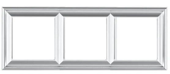 EPD483AL Rama decor 3 locuri, aluminiu