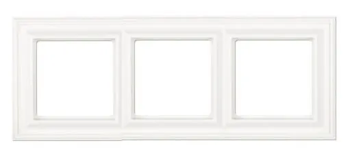 EPD483WW Rama decor 3 locuri, alb