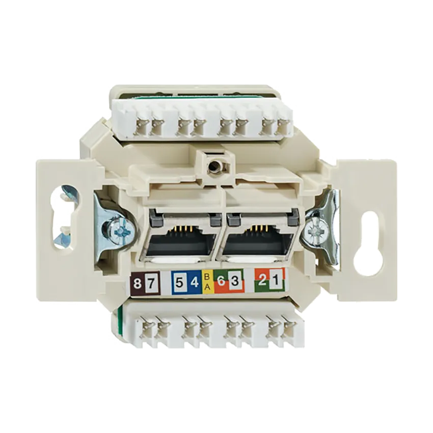 EPUAE8-8UPOK6US Priza Internet cat 6, 2 terminale