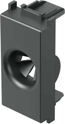 Фасад для выхода кабеля EKON, античная латунь