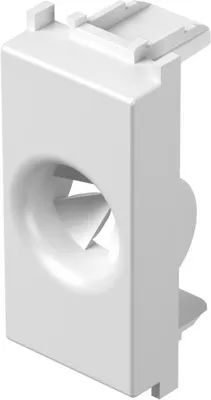 Фасад для выхода кабеля EKON, белый