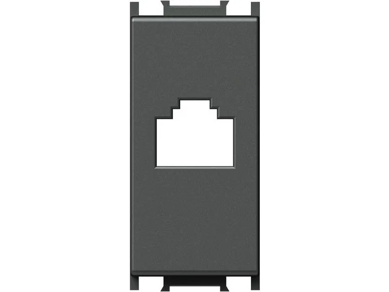 Фасад для розеток RJ45/RJ11 EKON 1M, латунь антик