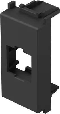 Фасад для USB и HDMI EKON 1M, чёрный