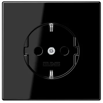 LS1520KISW Priza Schuko 16 А cu protectie, negru