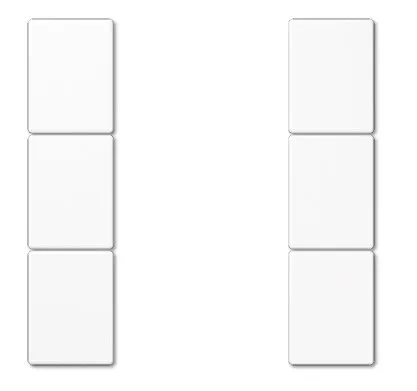 LS503TSAWW Set clape p-u modul KNX 3 grupe, alb
