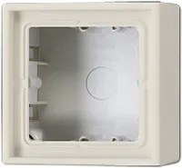 LS581AW Cutie de montaj aparent 1 loc, bej