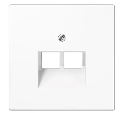 LS969-2UAWW Крышка для двойной интернет-розетки, белый