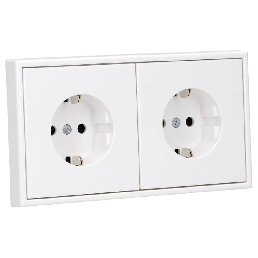 Рамка для 2 модулей, LS 990, белый