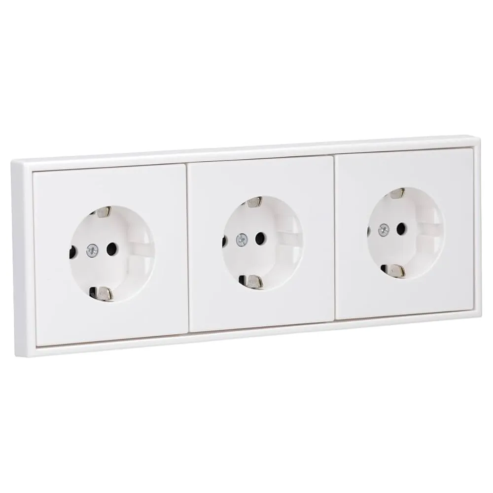 LS983WW Rama decor 3 locuri, alb