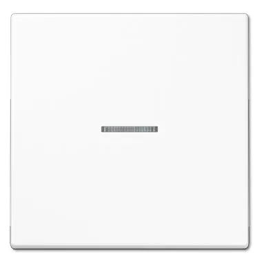 LS990KO5WW Clapa intrerupator/buton simplu cu indicator, alb