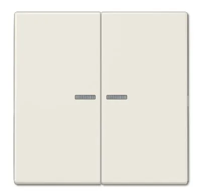 Двойная клавиша выключателя, слоновая кость