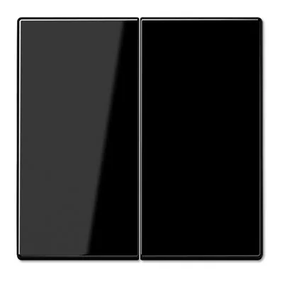 LS995PSW Clapa intrerupator/buton dublu jaluzele, negru