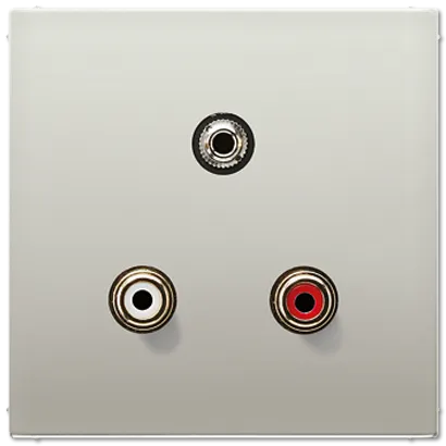 MACD1011GB Priza multimedia (Cinch /RCA), bronz-auriu