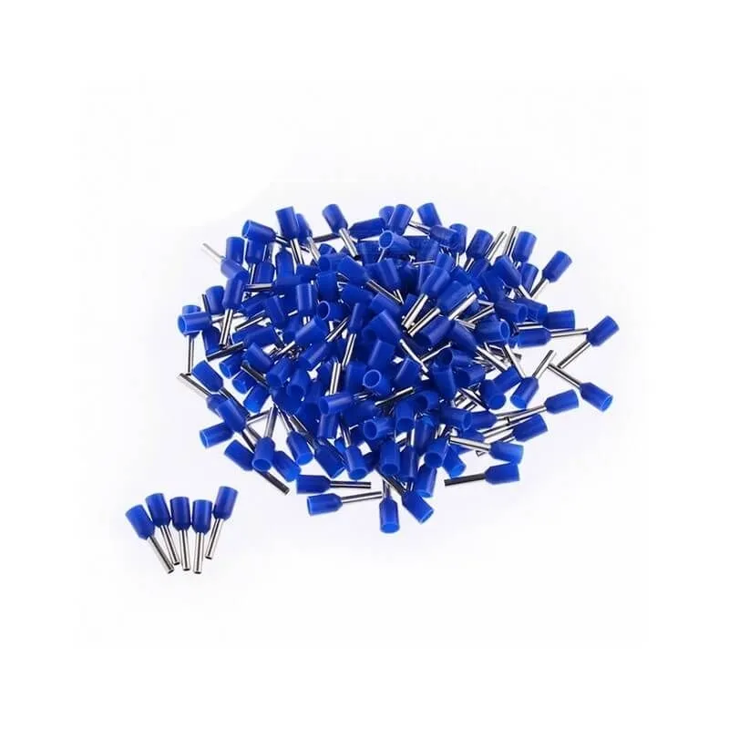 Papuc pin 2,50mm2 albastru (100buc/set) UY-2025E