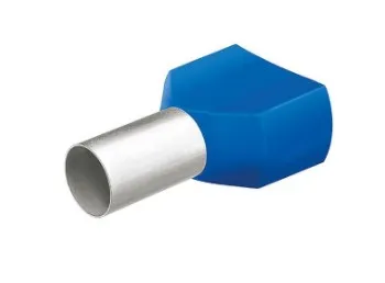 Наконечник 2х0,75 синий