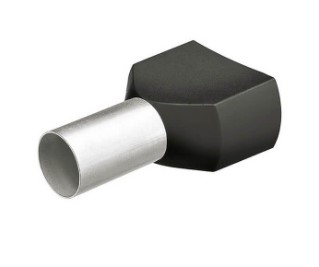 Papuc 2x1,50 mm2 NEGRU (100 buc)