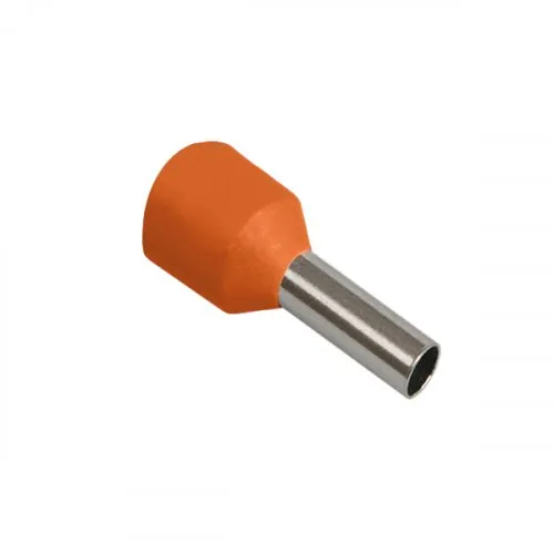 Papuc pin 2x4,00mm2 orange (50buc/set) UY-23040S