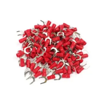 Papuc furca 0,5-1,50 mm2 M5 ROSU (100 buc)