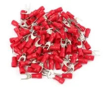 Papuc furca 1,5-2,5mm2 M5 rosu (100 buc/set) CK-5002R