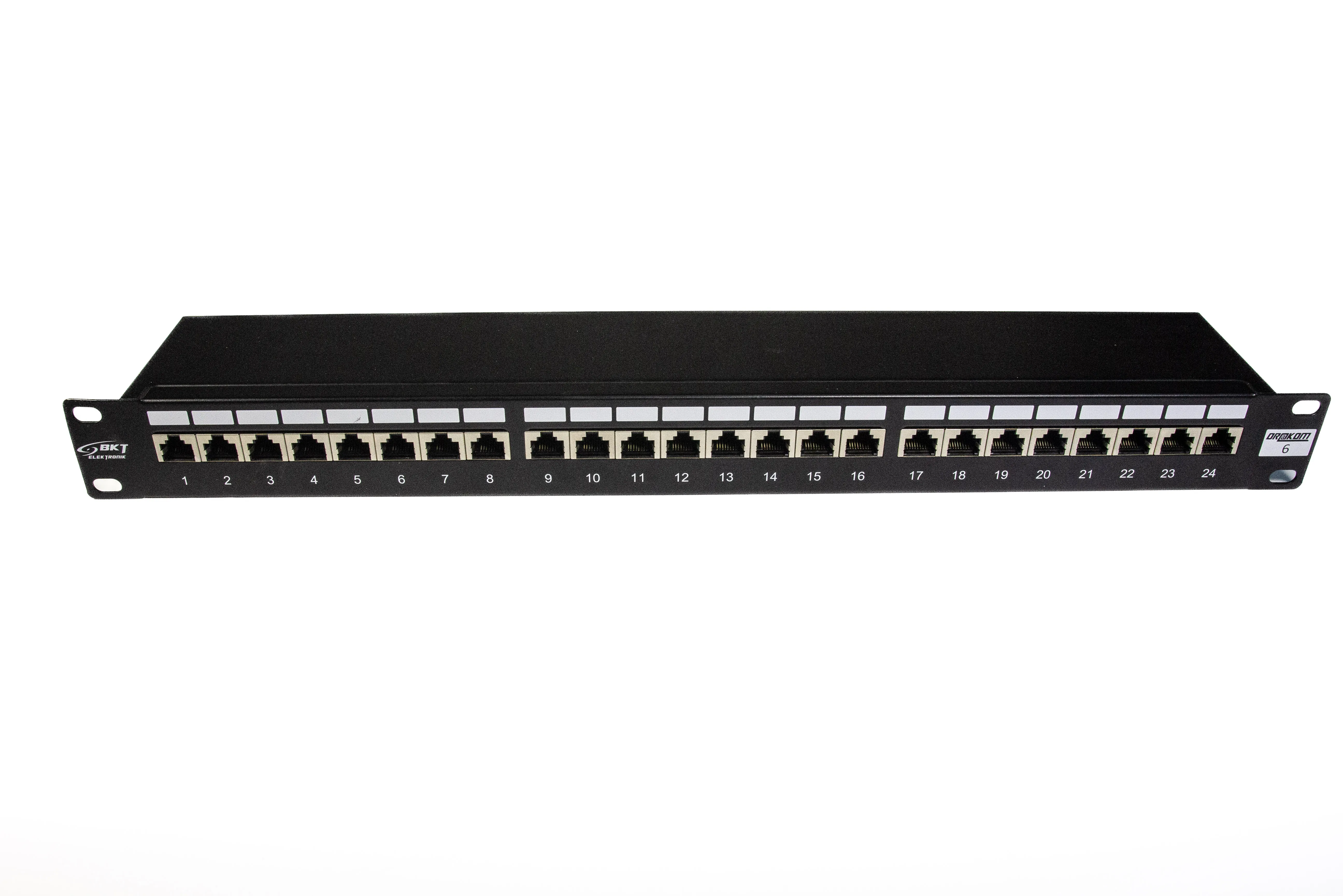 Patch panel 19"" 24*RJ45 cat 6 ecranat
