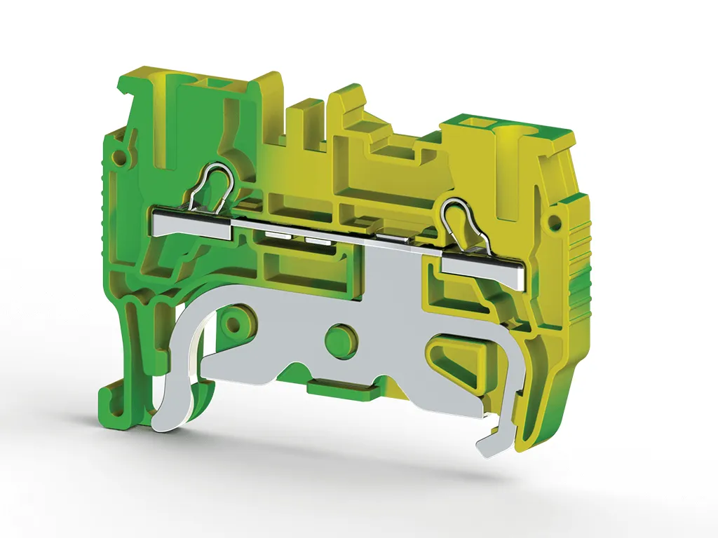 Клемма 1,5 mm2, желто-зеленый