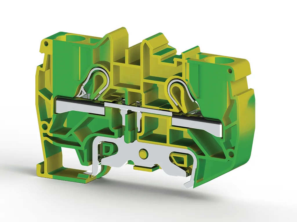PYK 10T Clema sina 10 mm2 galben-verde (25 buc/set)